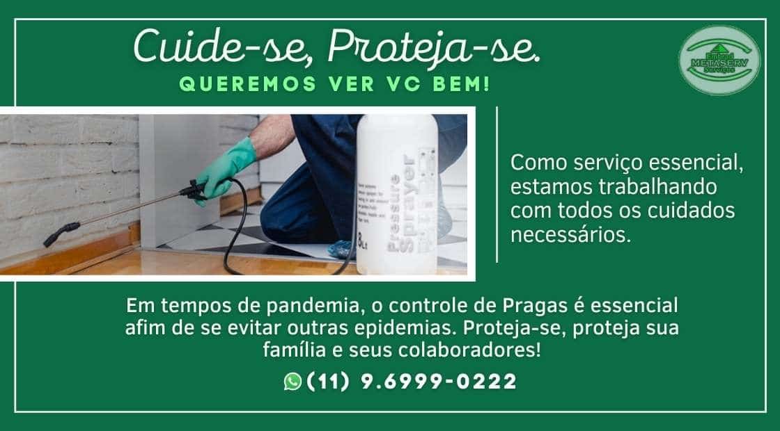 Metaserv Dedetizadora aberta lockdown