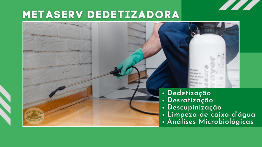 Dedetização ou detetização? Metaserv Dedetizadora