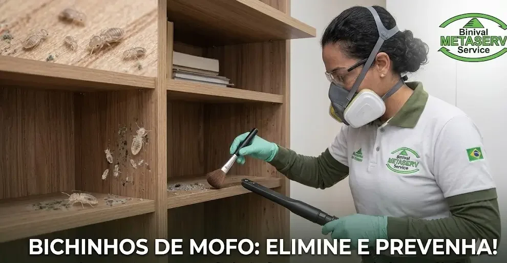 Bichinhos de Mofo: O Que São, Como Eliminar e Como Evitar que Voltem
