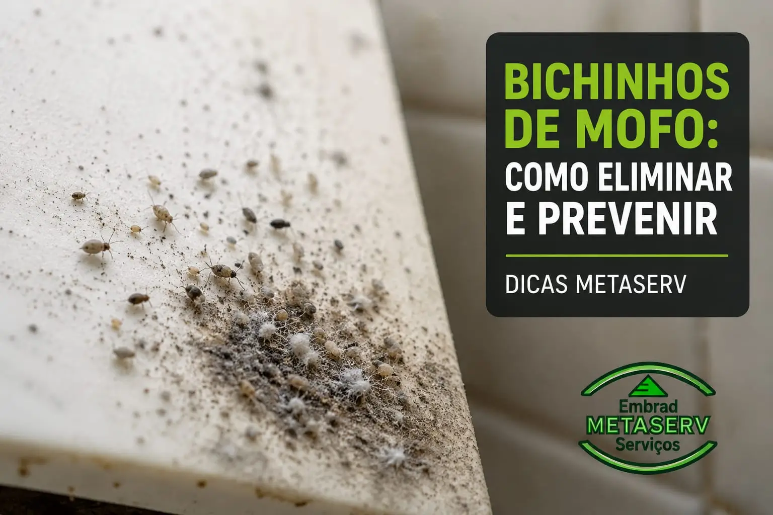 Bichinhos de Mofo: Como Eliminar e Prevenir de Forma Eficiente | Metaserv Dedetizadora