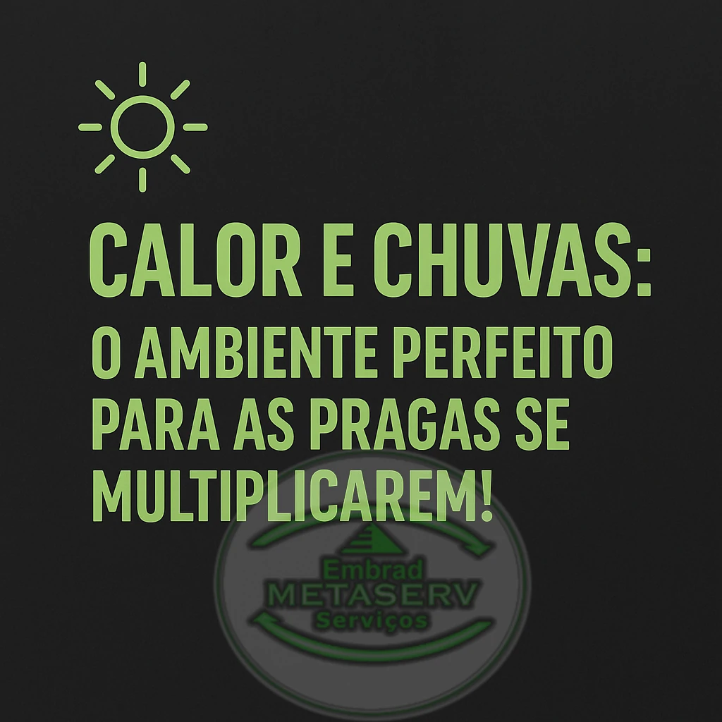 Calor e Chuvas: Bares e Restaurantes Devem Redobrar a Atenção ao Controle de Pragas