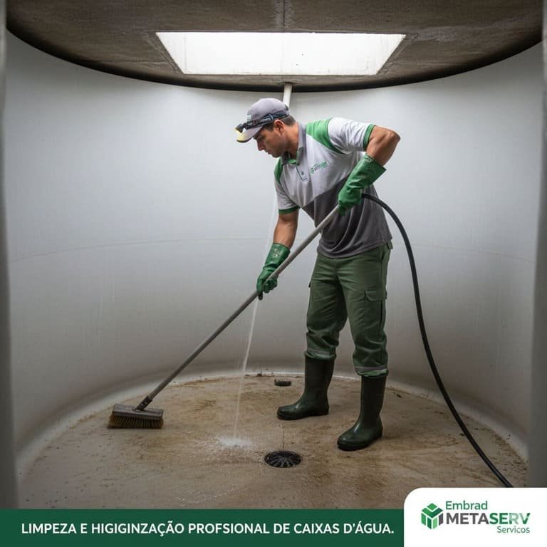 Metaserv, a empresa especializada em serviços de limpeza de caixas d’água com emissão de certificado, análises microbiológicas e laudos de potabilidade.